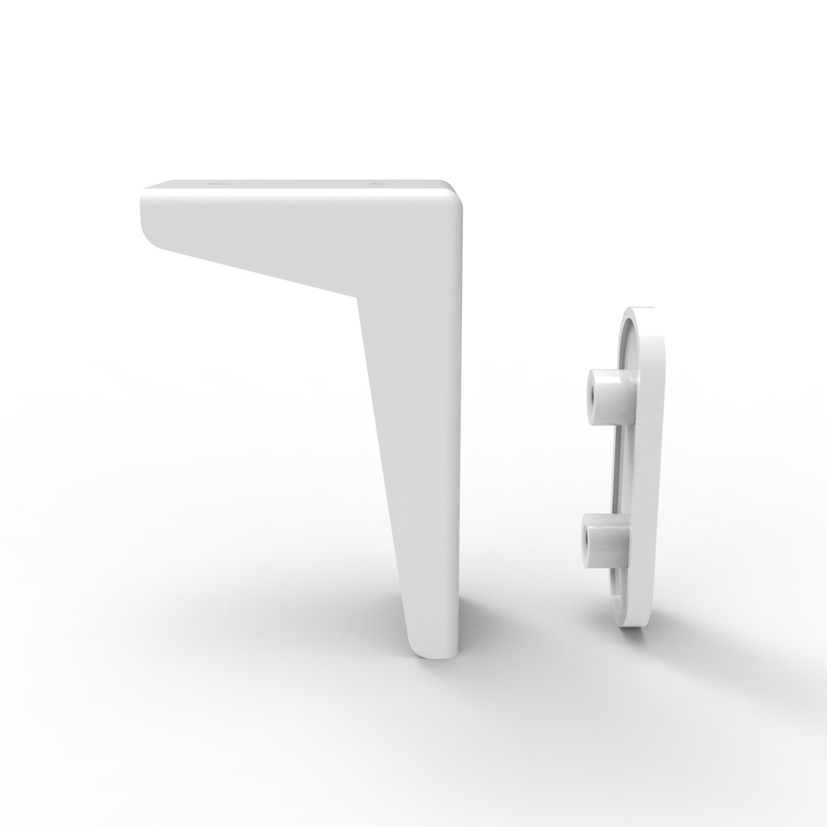 Acouline 3Q Mount Bracket in white – fitted