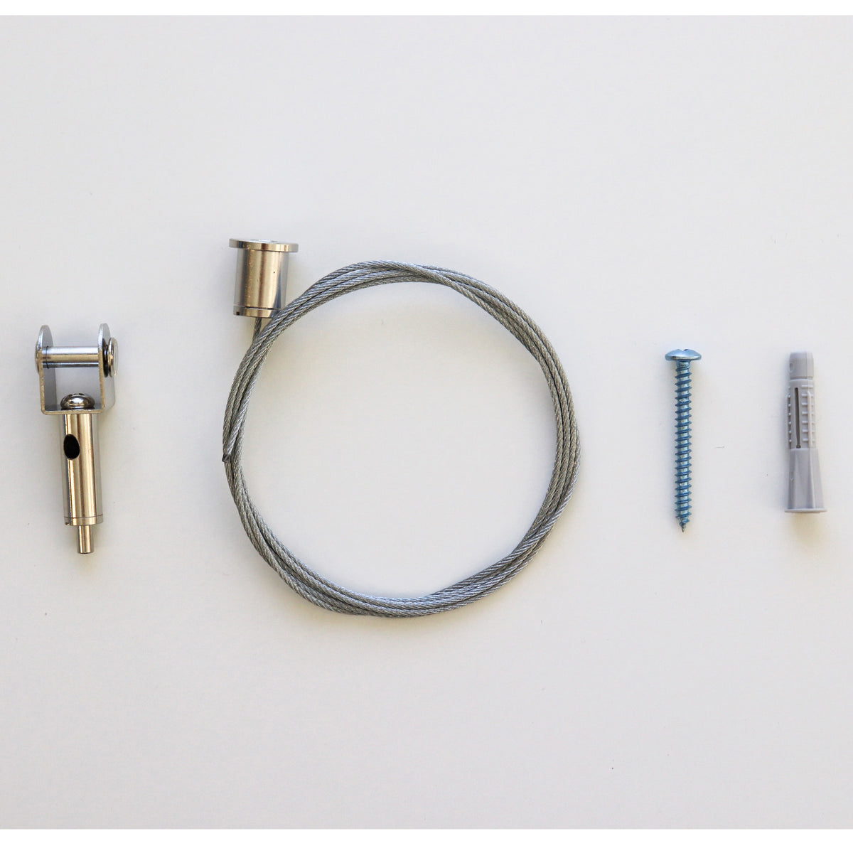 Self tapping saddle clip hanging kit for 12mm board