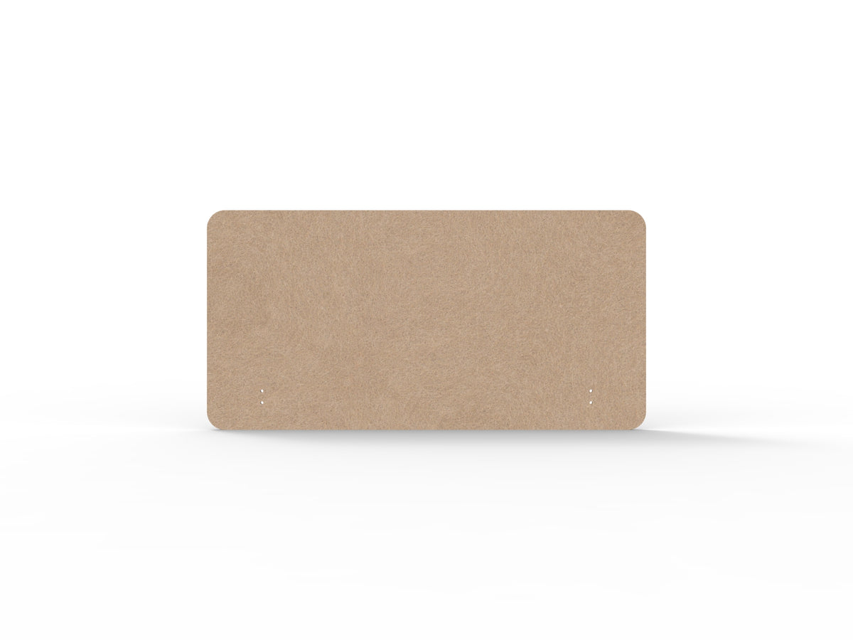 Acouline 3-Quarter Mount Desk Screen in Clay 370
