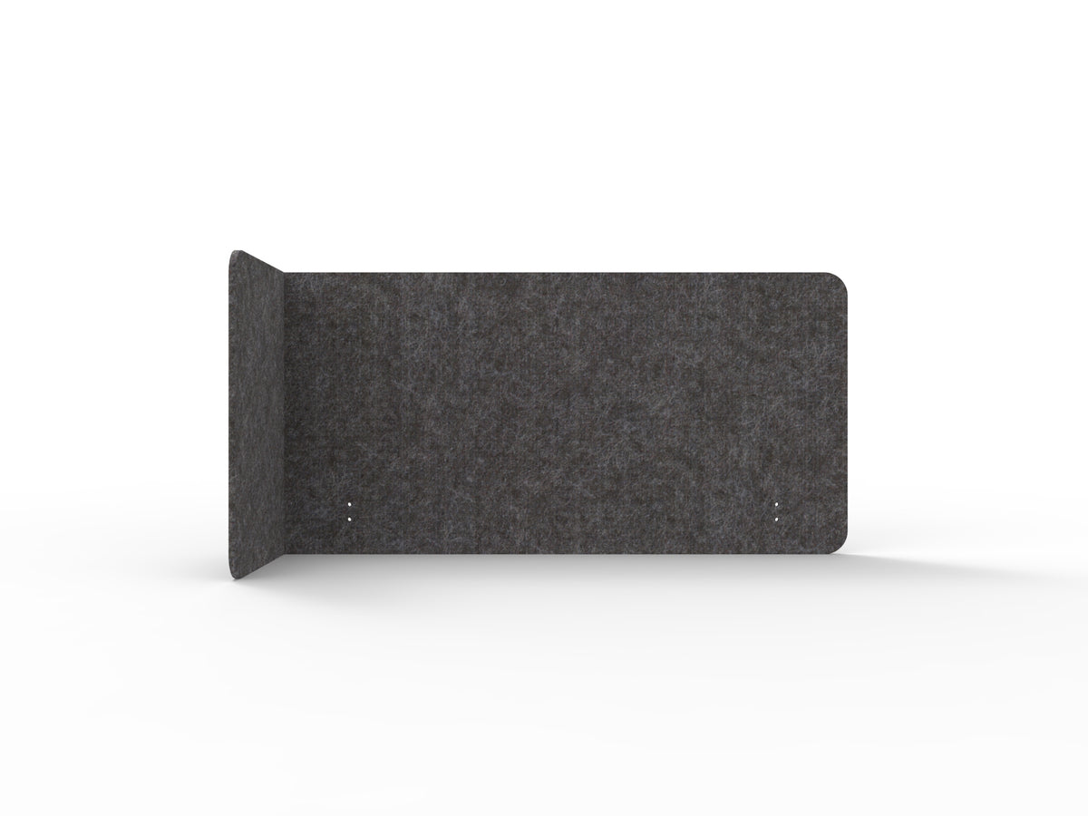 Acouline Left Hand Return End Wrap 3-Quarter Screen in Char 040