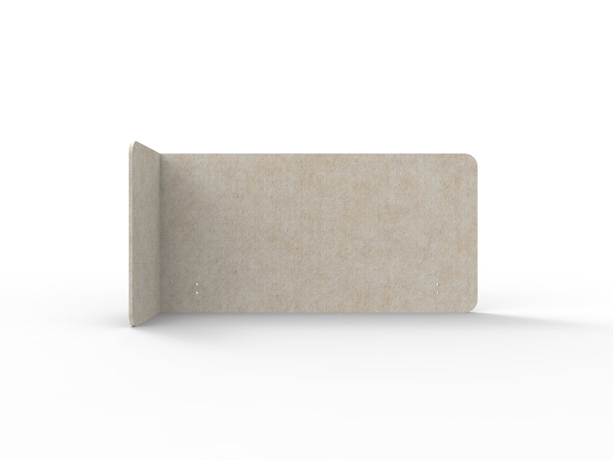 Acouline Left Hand Return End Wrap 3-Quarter Screen in Truffle 080