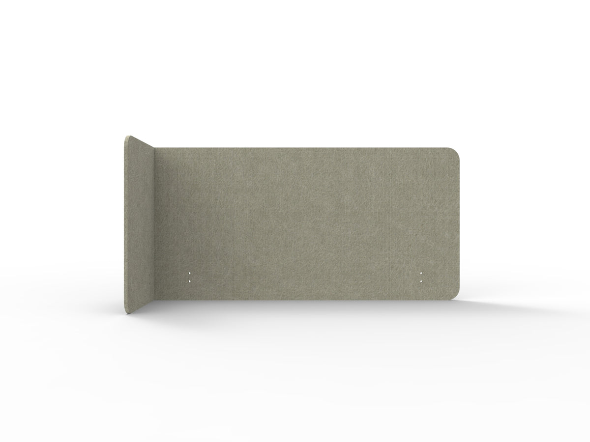 Acouline Left Hand Return End Wrap 3-Quarter Screen in Moss 090