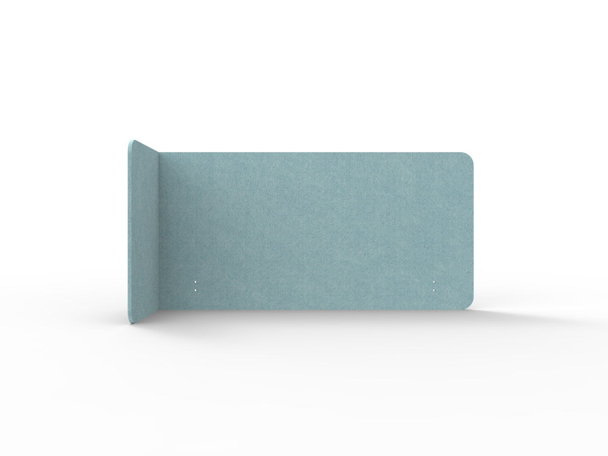 Acouline Left Hand Return End Wrap 3-Quarter Screen in Stream 240