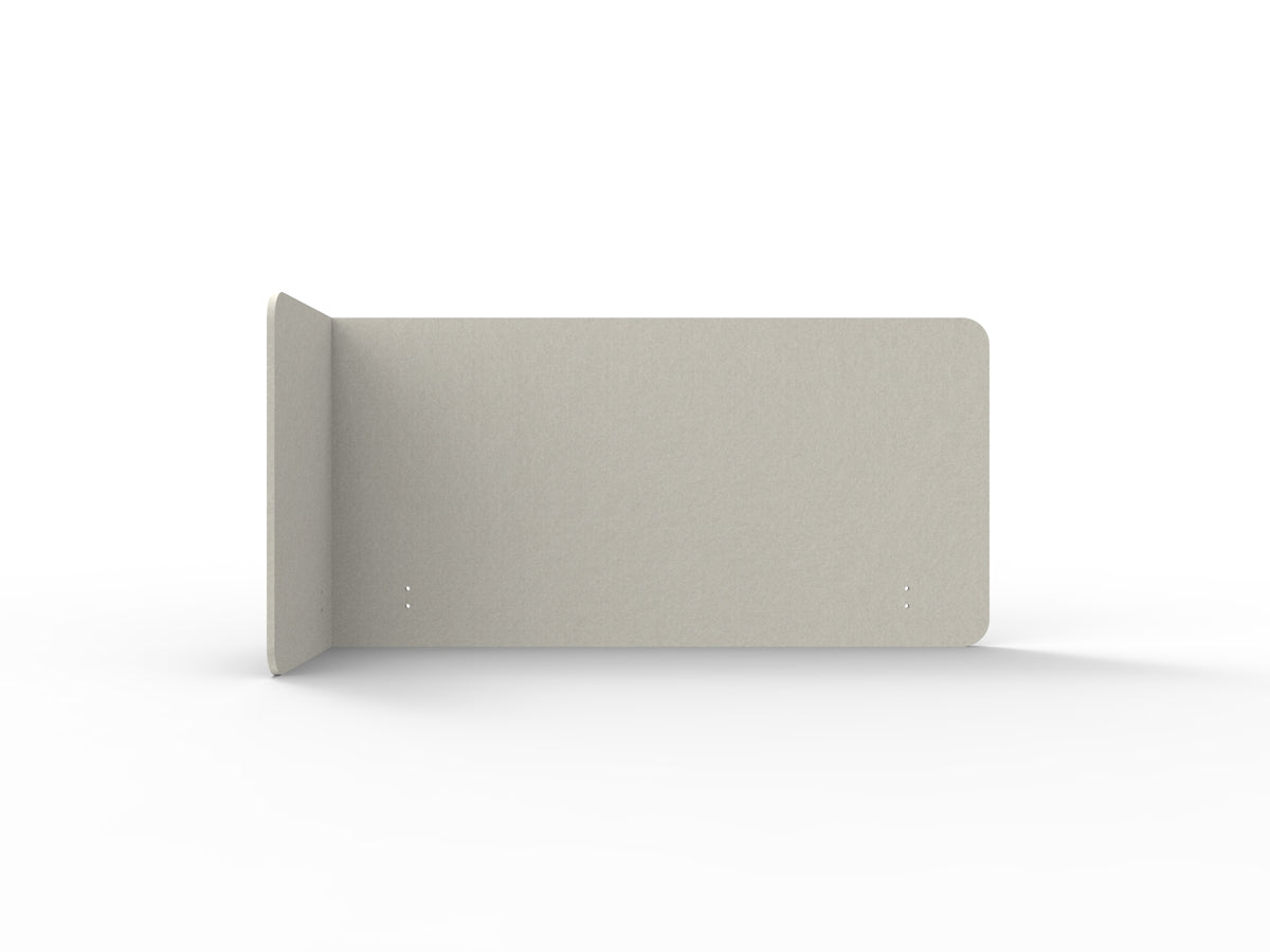 Acouline Left Hand Return End Wrap 3-Quarter Screen in Frost 380