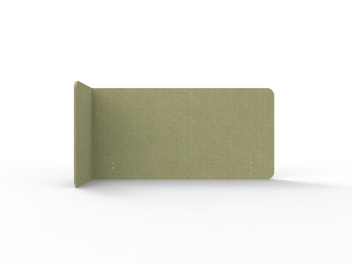 Acouline Left Hand Return End Wrap 3-Quarter Screen in Fern 420