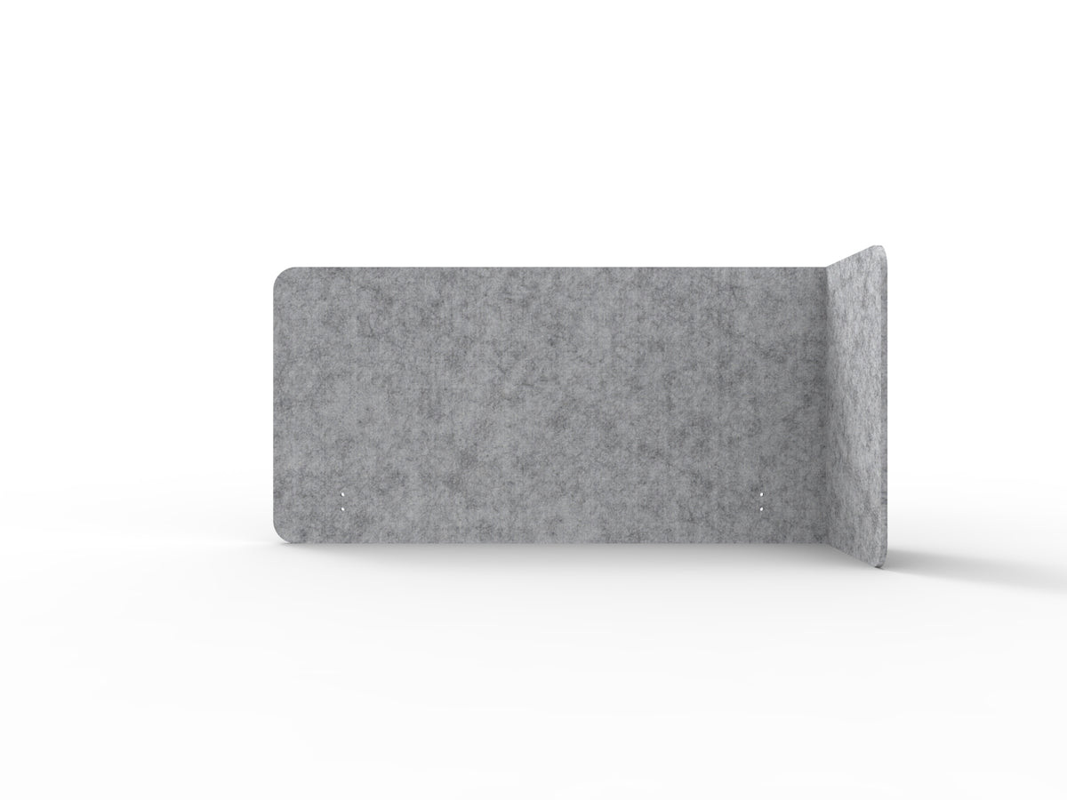 Acouline Right Hand Return End Wrap 3-Quarter Screen in Flint 030