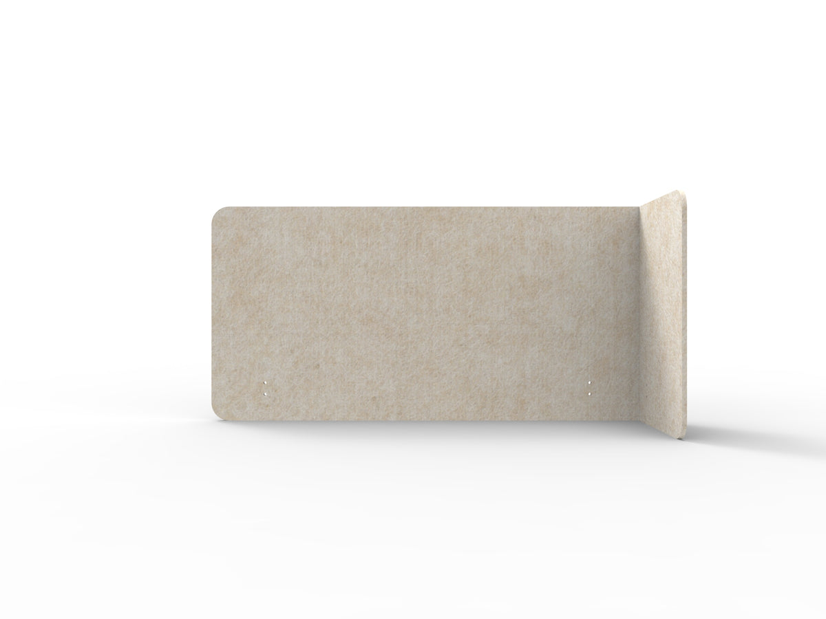 Acouline Right Hand Return End Wrap 3-Quarter Screen in Truffle 080