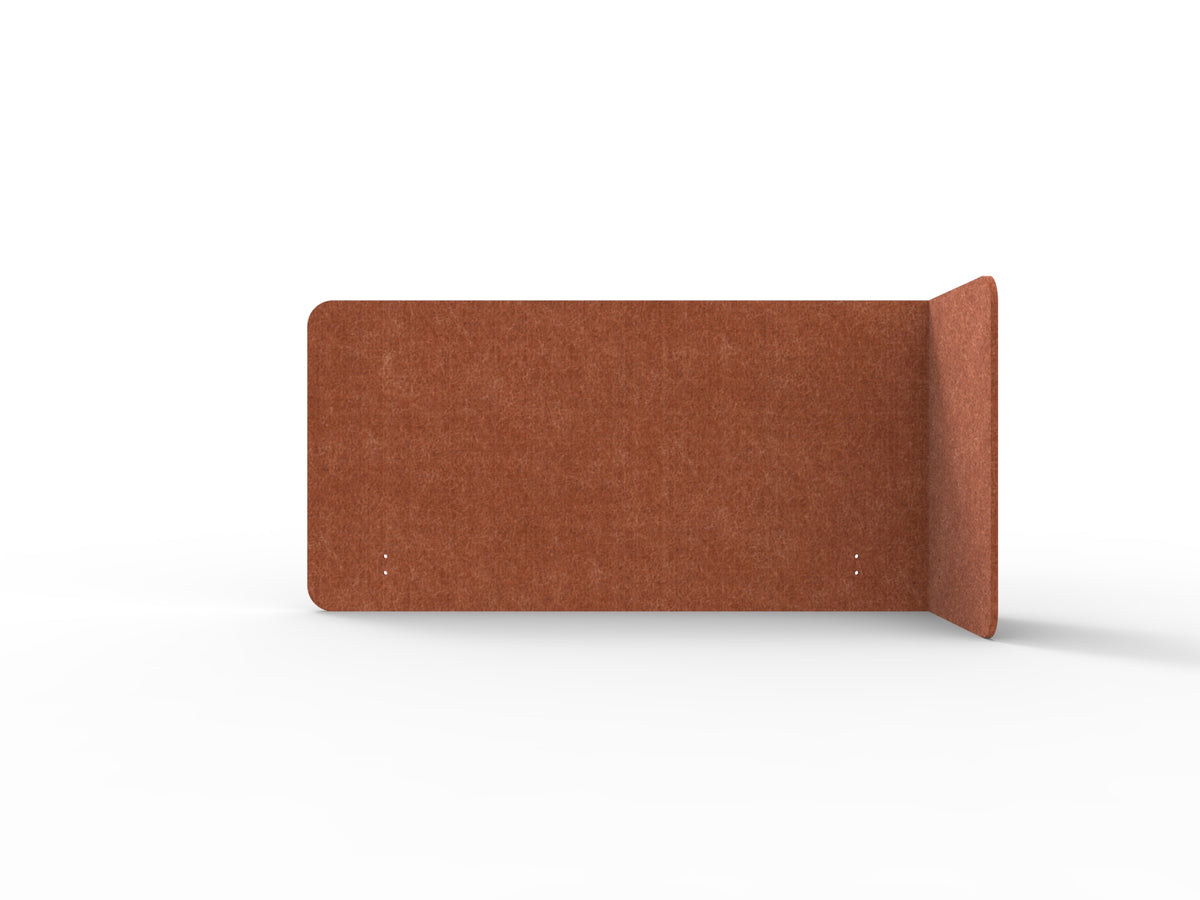 Acouline Right Hand Return End Wrap 3-Quarter Screen in Ember 120