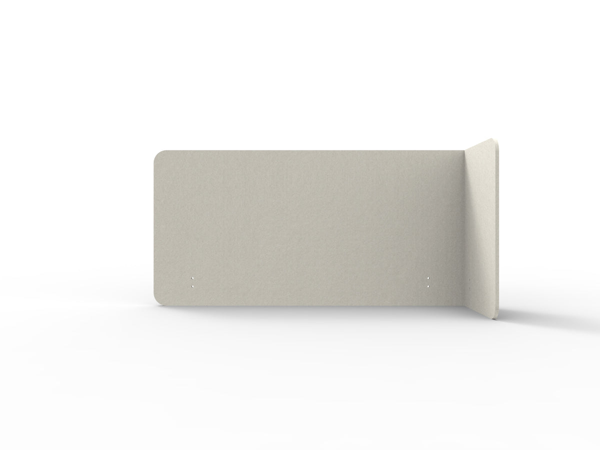 Acouline Right Hand Return End Wrap 3-Quarter Screen in Frost 380