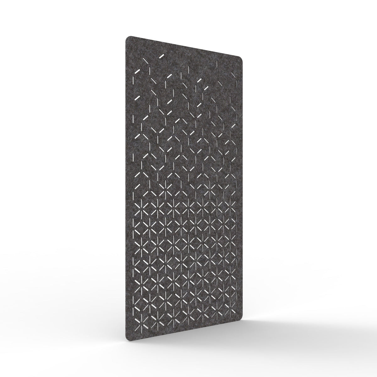 Bloom Hanging Screen in Char 040, detail