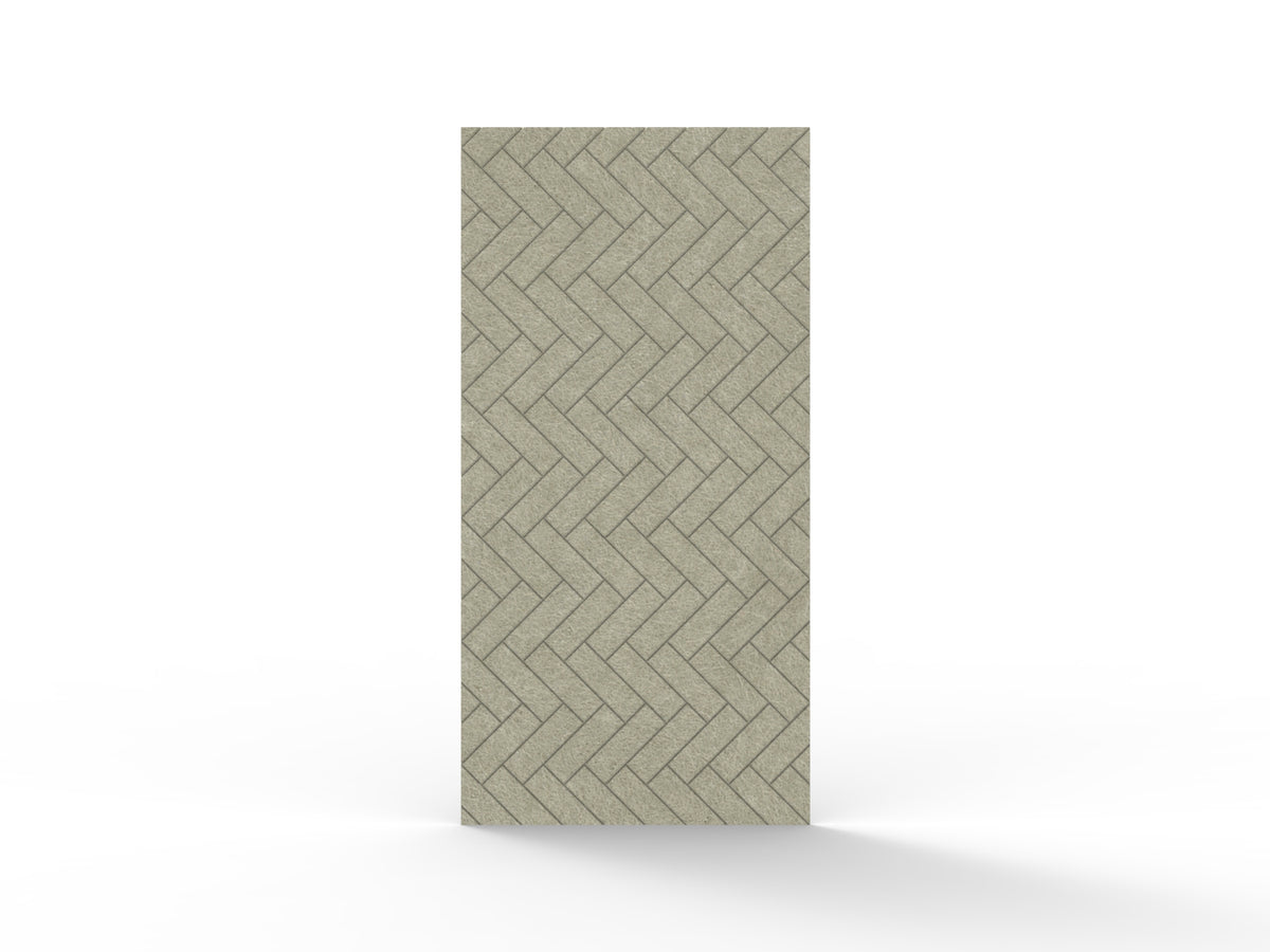 Acouline Wall Panel – Herringbone in Moss 090