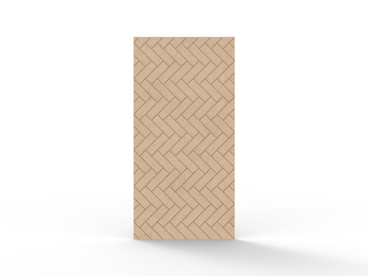 Acouline Wall Panel – Herringbone in Clay 370