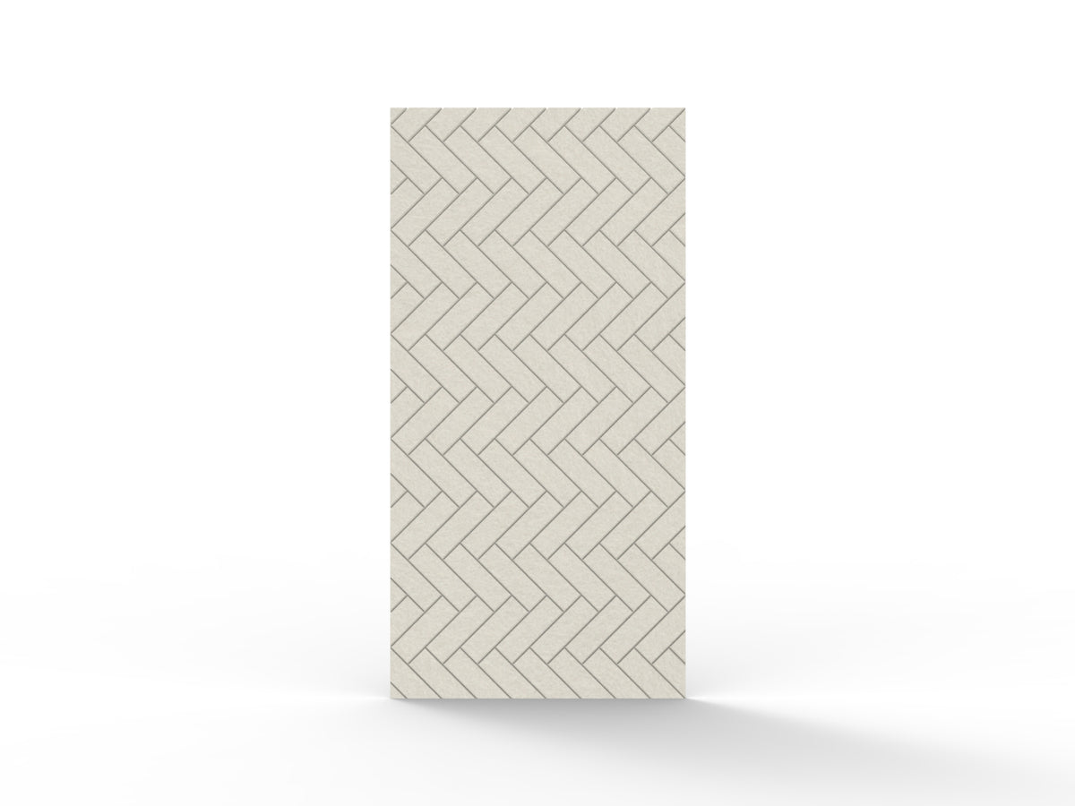 Acouline Wall Panel – Herringbone in Frost 380