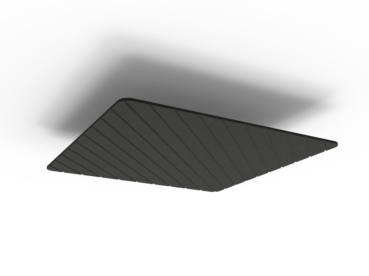Core Hanging Ceiling Panel – V Groove Glide in Coal 070