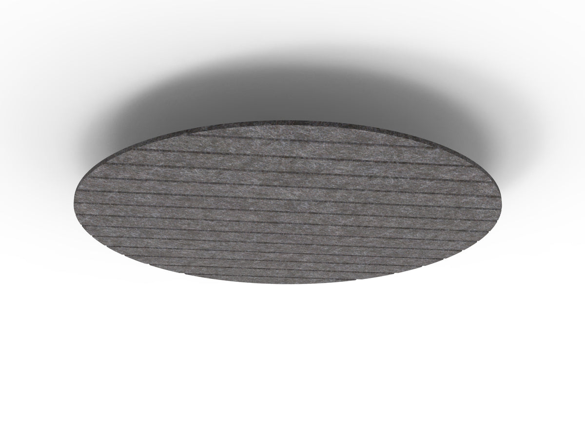Halo Hanging Ceiling Panel – V Groove in Char 040