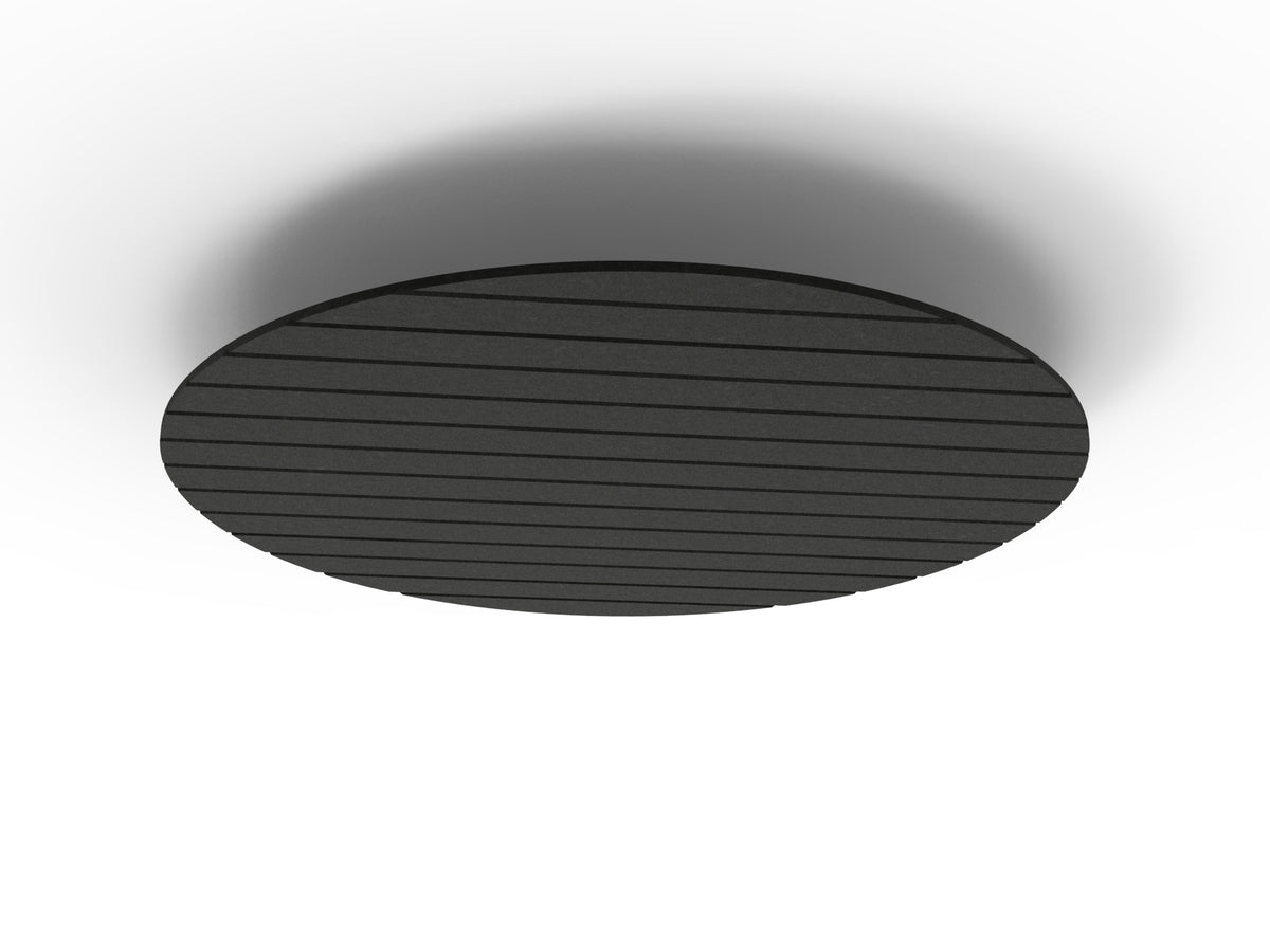 Halo Hanging Ceiling Panel – V Groove in Coal 070