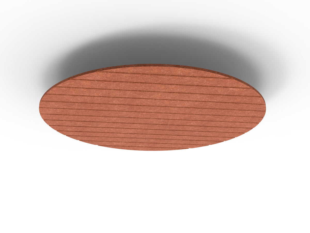 Halo Hanging Ceiling Panel – V Groove in Ember 120