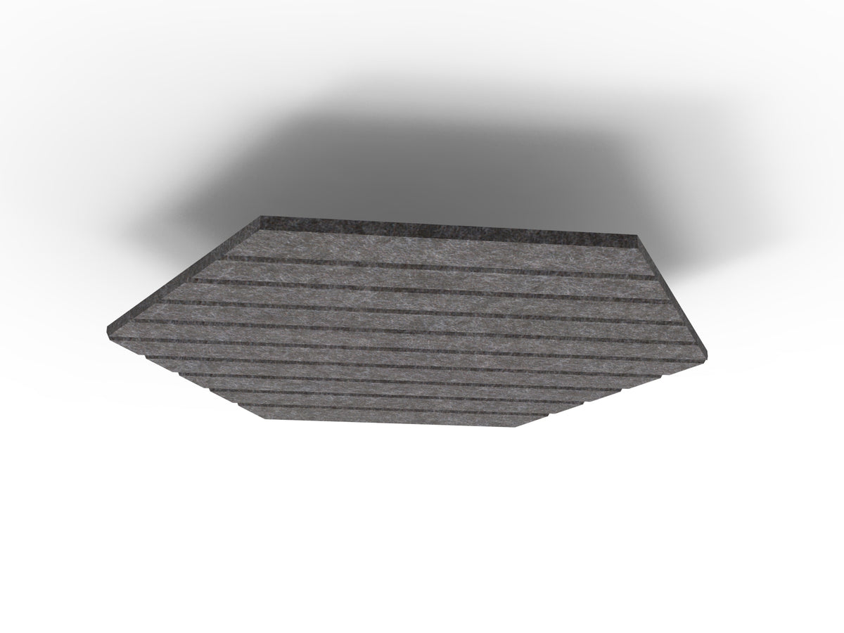 Hive Hanging Ceiling Panel – V Groove in Char 040