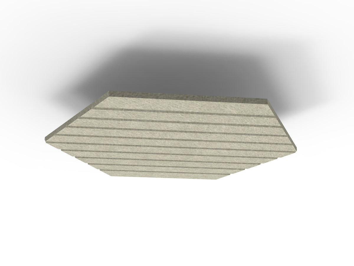 Hive Hanging Ceiling Panel – V Groove in Moss 090