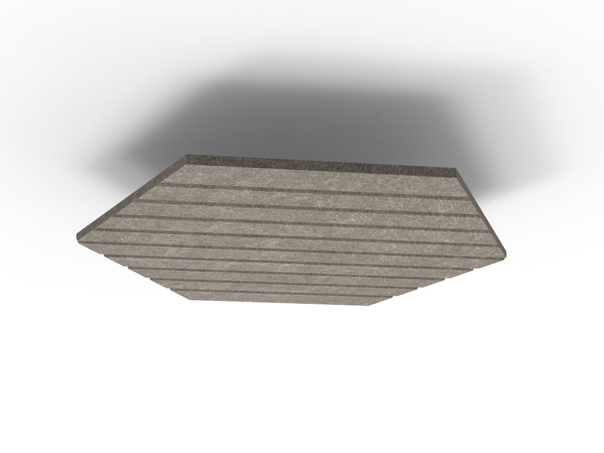 Hive Hanging Ceiling Panel – V Groove in Drift 130