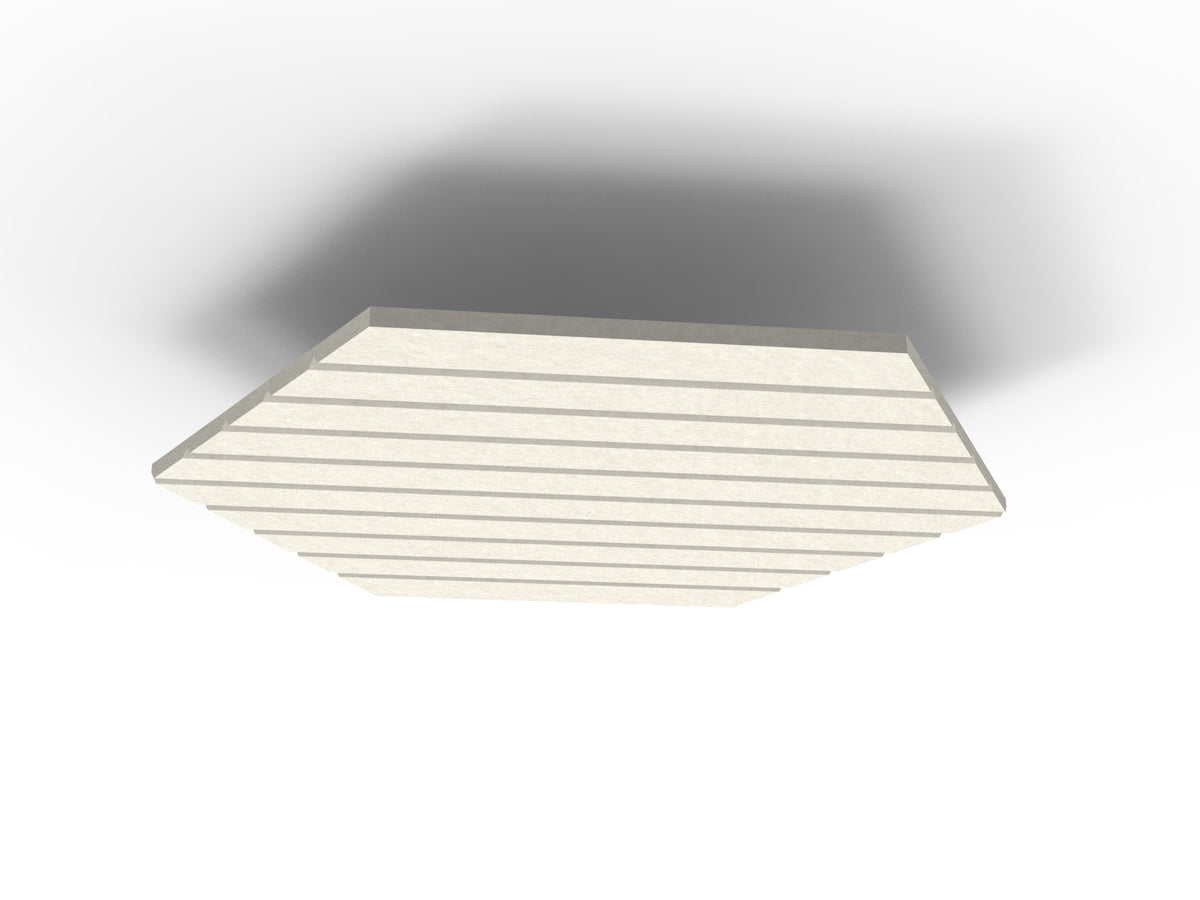 Hive Hanging Ceiling Panel – V Groove in Frost 380