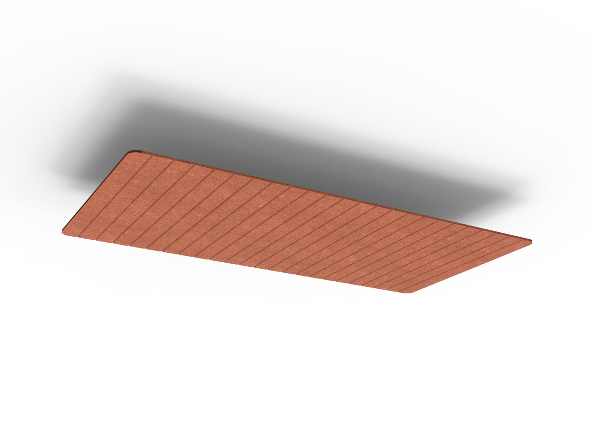 Span Hanging Ceiling Panel – V Groove Horizon in Ember 120