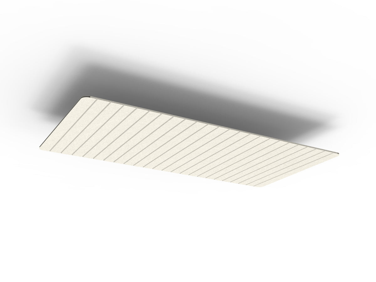 Span Hanging Ceiling Panel – V Groove Horizon in Frost 380